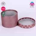 high quality round storage paper giftt box with lid